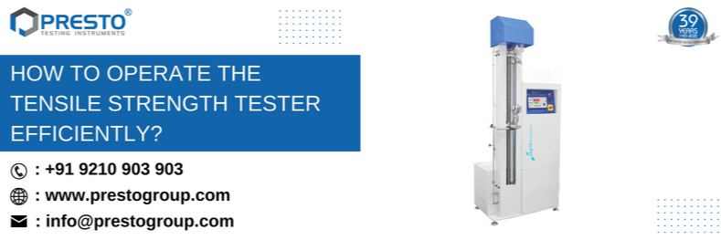 How to operate the tensile strength tester efficiently?